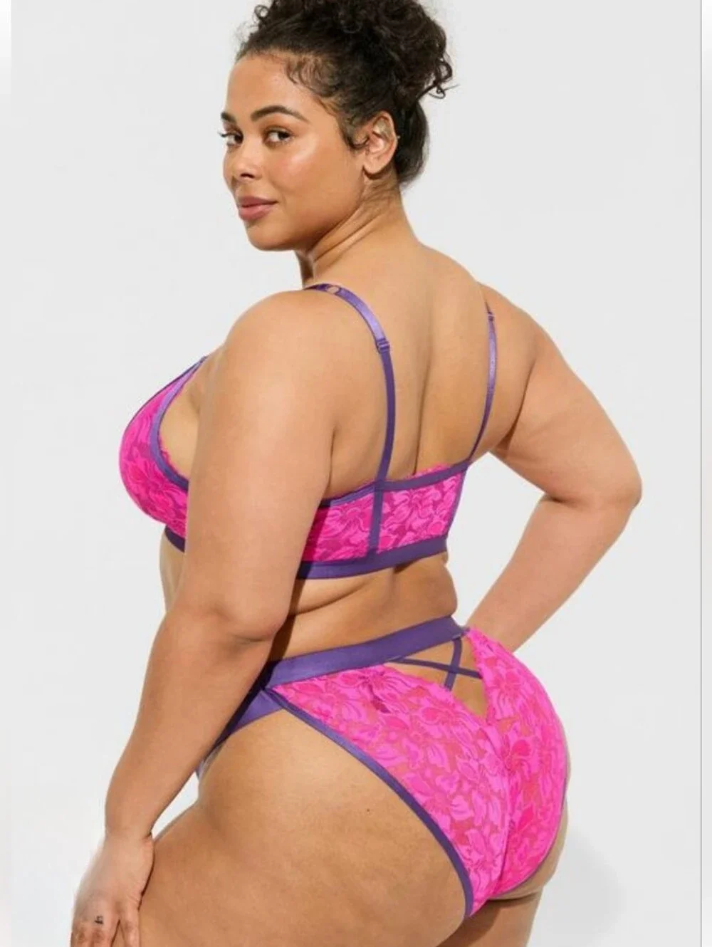 NWOT Set Torrid Lace Bralette & Matching Tanga Panty 3842-CY